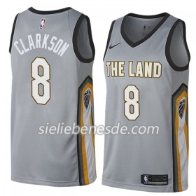 Herren NBA Cleveland Cavaliers Trikot Jordan Clarkson 8 Nike City Edition Swingman